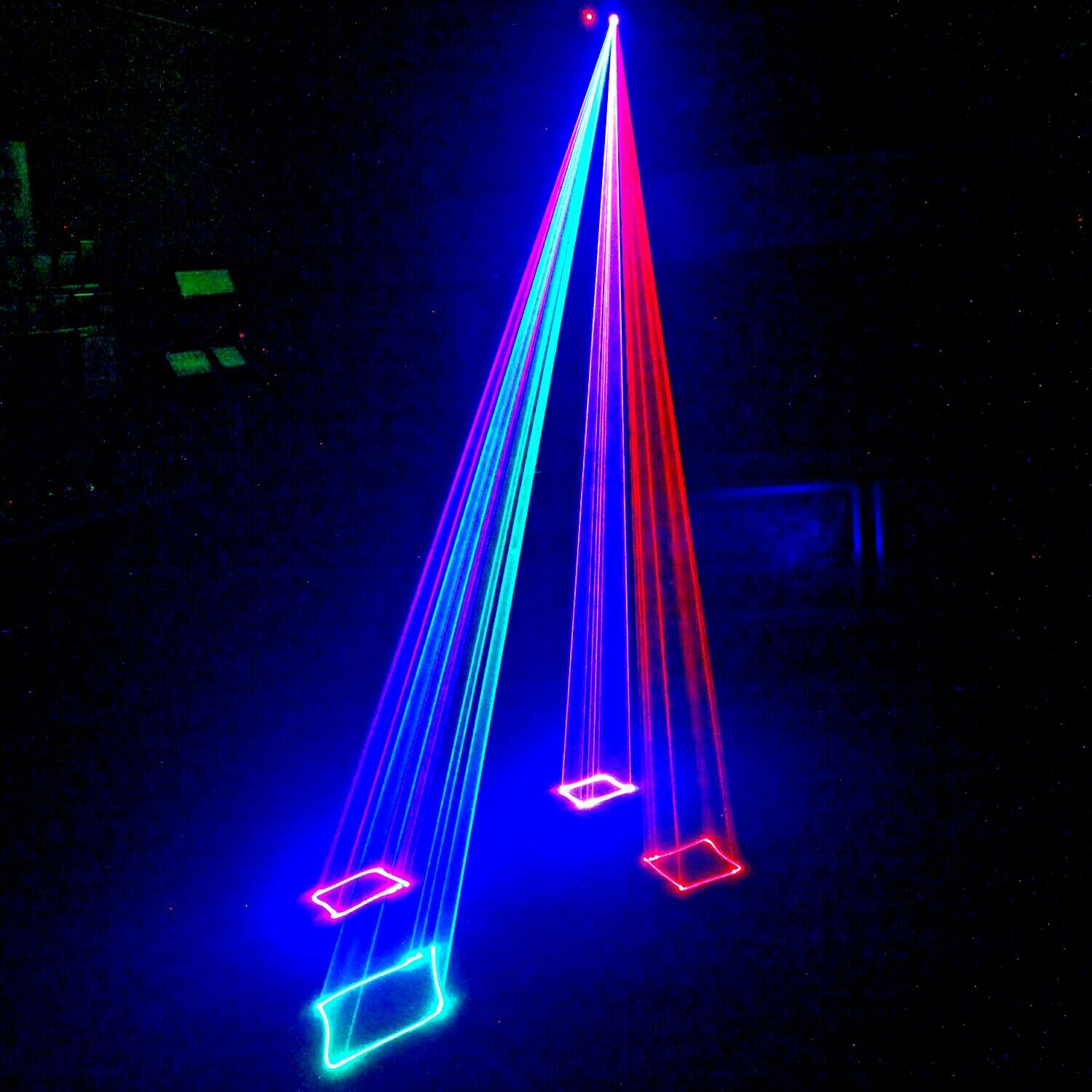 CR Drawing Star RGB 800mW Full Color Laser Auto Sound DMX Single & Multi Patterns