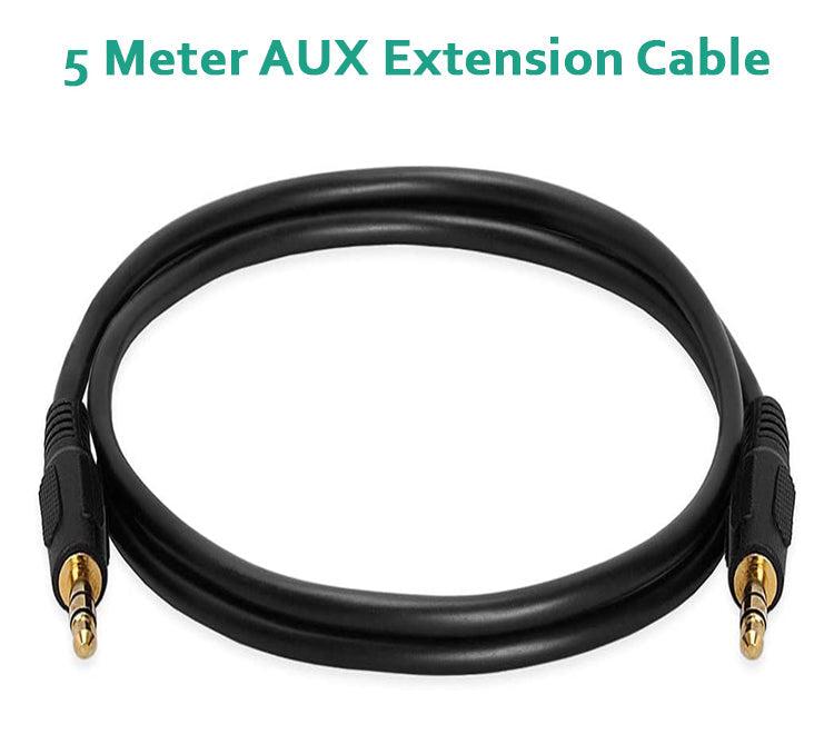 ACL 5.0 Meter 3.5mm AUX Male To Male Stereo Audio Cable Auxiliary Headphones Cord MP3 PC