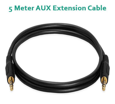 ACL 5.0 Meter 3.5mm AUX Male To Male Stereo Audio Cable Auxiliary Headphones Cord MP3 PC