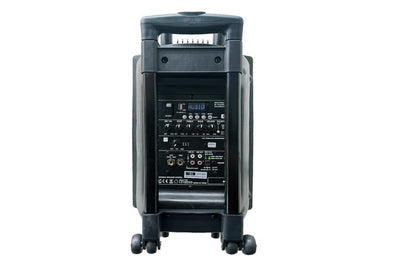 500W 10" inch Bluetooth Wireless linkable Portable Compact PA Speaker Sound System Recording incl. 1 Mic