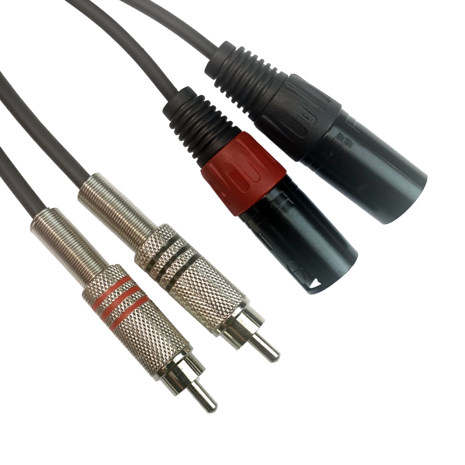 Dual RCA Male to Dual XLR Male Heavy Duty 2 XLR t0 2 RCA phono plug HiFi Stereo Audio Connection Microphone Interconnect Cable 6 meter