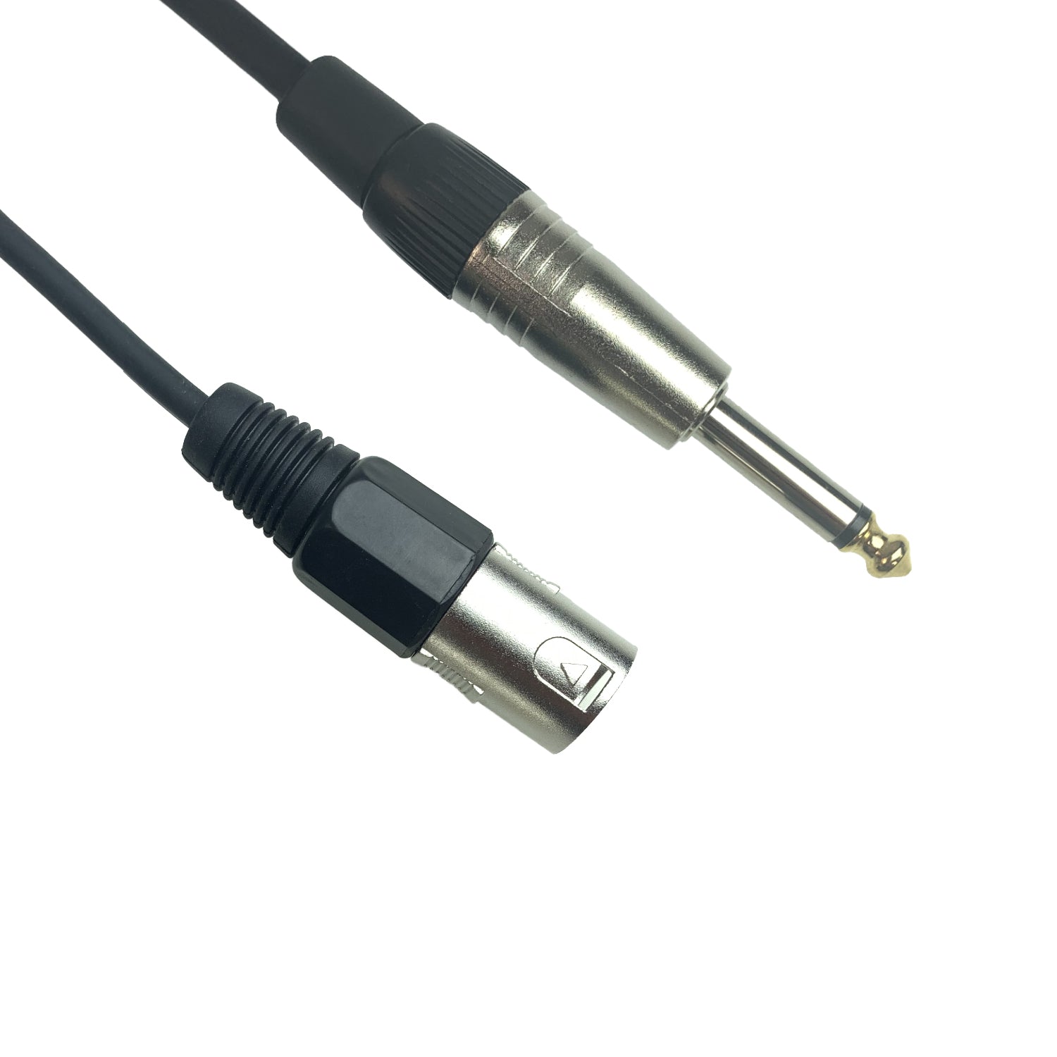 6.35mm 1/4 inch TS Mono to XLR Male Unbalanced Cable Gold Plated Quarter inch to Male XLR Microphone Cable Interconnect Cable 6.0 Meters