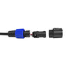 Audio Speakon Cable 13 Guage AWG Patch Cords Professional DJ Speaker Cables Black Wire 15 meters