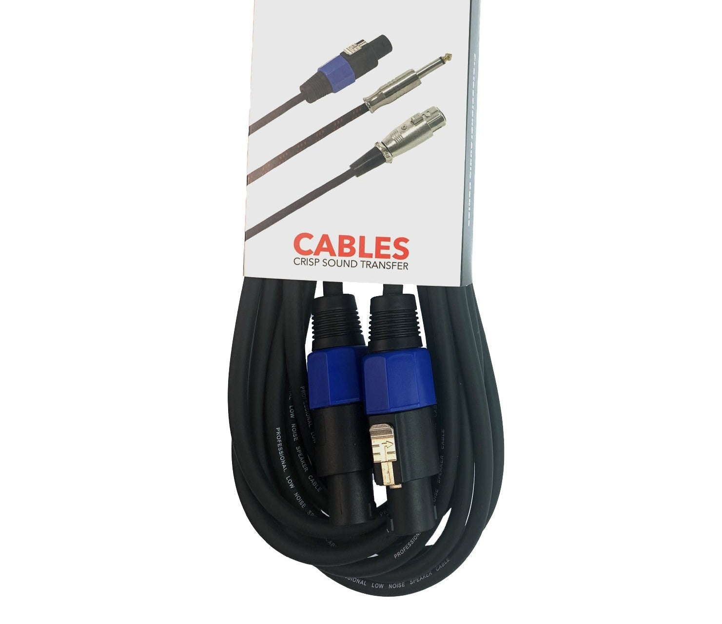 Audio Speakon Cable 13 Guage AWG Patch Cords Professional DJ Speaker Cables Black Wire 5 meters