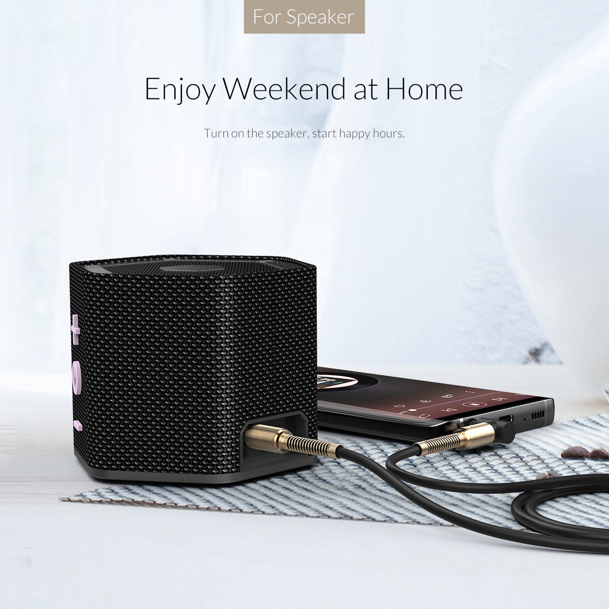 ACL 1.0 Meter 90 Degree Right Angle 3.5mm Auxiliary Audio Jack To Jack Cable Male To Male AUX Cable For Headphones Home And Car Stereos