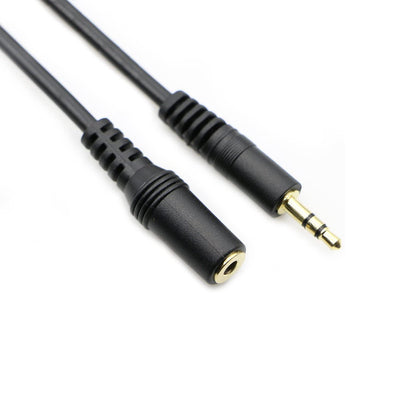 AUX 3.5mm Headphone Extension Male To Female Audio Stereo Cable With Silver-plating Copper Compatible With Iphones Tablets