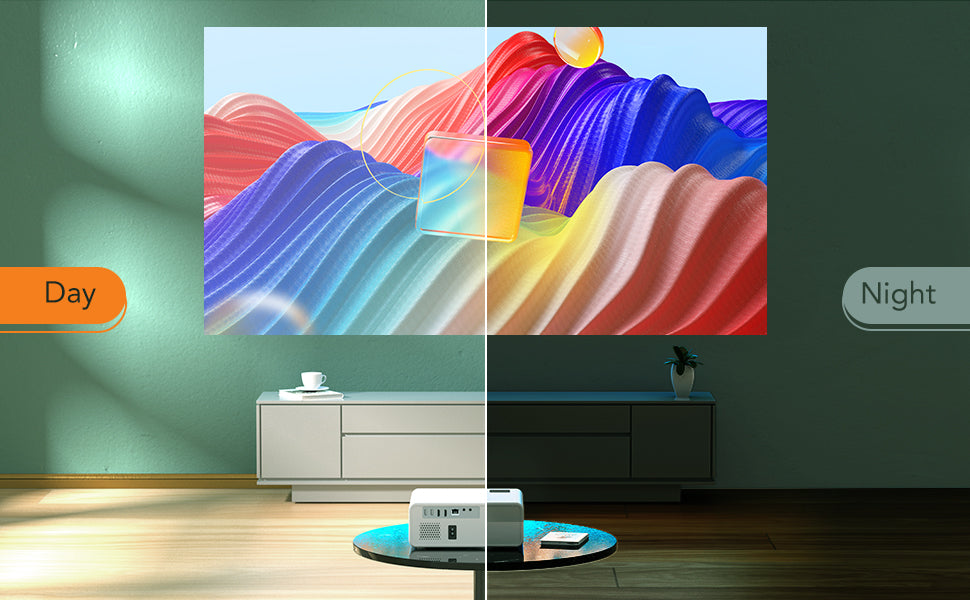 Native 1080p 10000lm Bluetooth Home Theater LED Wifi Projector 4K 4D Keystone