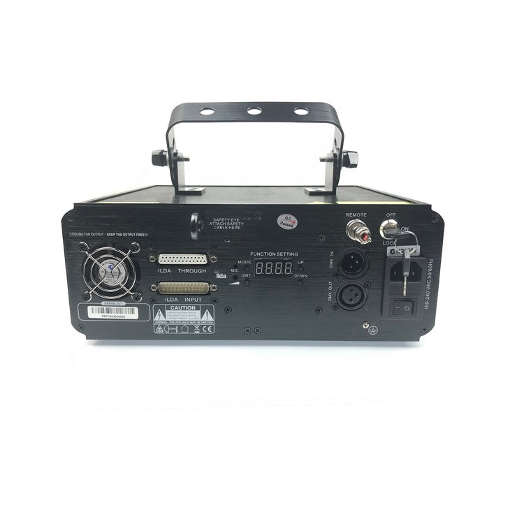 CR Power 7 RGB 1W Full Laser (500mw R + 150mw G + 400mw B) With ILDA & DMX Control
