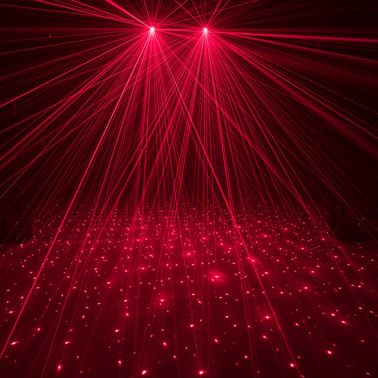 CR Dynamic Light Effect with RGBAW LED matrix, Black Light, Red Greed laser & Strobe