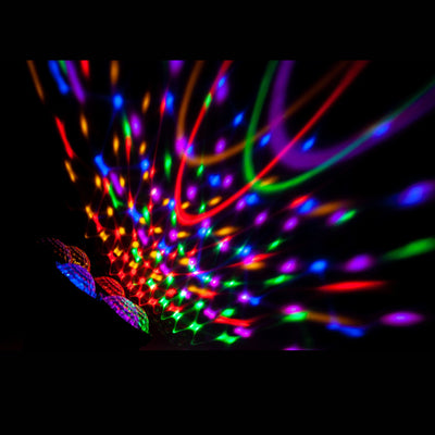 CR Lite 6-way LED Light Crystal Running Ball for Home Party Light Effect Sound Mode