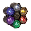 CR Lite 6-way LED Light Crystal Running Ball for Home Party Light Effect Sound Mode