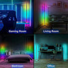 CORNER FLOOR LAMP RGB DREAM LED 120CM TALL SMART APP AND REMOTE CONTROL MUSIC SYNC RGB COLOR CHANGING LAMP