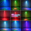 15″ Inch Portable Speaker Laser Light Party Set W/ Battery Bluetooth Sound System 2 Mics Disco Light