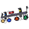 CR Lite Magik Scan Bar with Derby Par can Moving Scanner Wireless footswitch Controller Stand and Carry bag