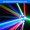 CR-Lite 9W LED Mushroom Flower Effect DJ Party Disco Light Stage Lighting USB C Port IR Remote Control