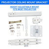 Adjustable LCD LED DLP Projector Bracket Ceiling Wall Tilt Mount Extension BAR