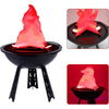 CR Lite 3D Realistic Flickering Flames Light 30cm Table Lamp LED Fake Fire Effect Light Campfire Lamp