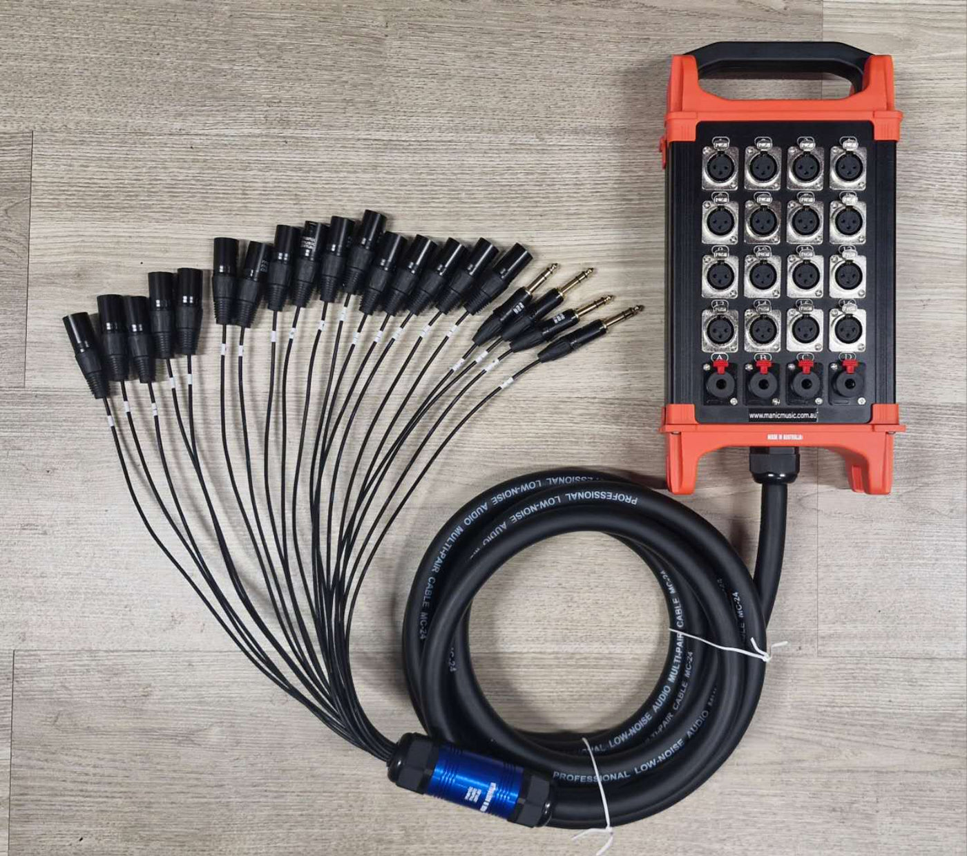 Custom Australian Made Multicore Stage Box Snake Cable Any Length 2 4 6 8 12 16 24 32 40 Channels