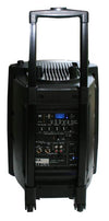 10″ Inch 500w Karaoke Portable Bluetooth Speaker PA Sound System Battery + Wireless Microphone
