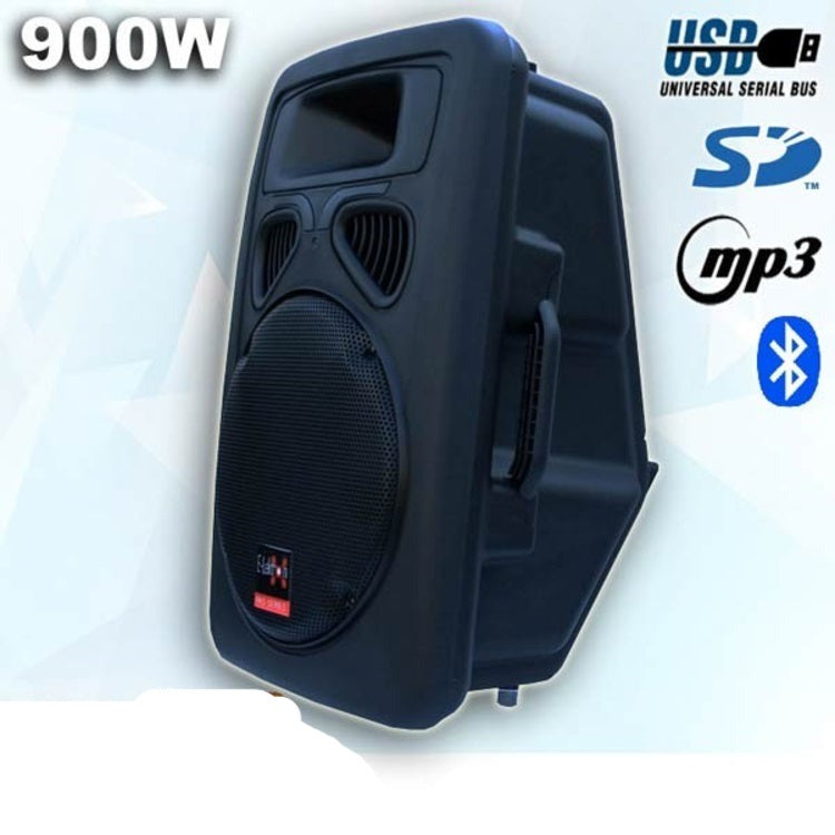 2800w Bluetooth Sound System with 2x15" Inch Active Speakers + 18" Active Subwoofer + Stands + UHF Wireless Mics