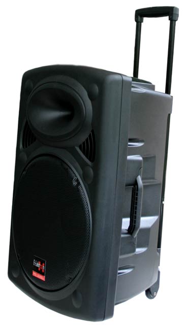 2x15" Inch 1800w Bluetooth Portable Active Speaker Set Sound System + 2 Microphones + Stands