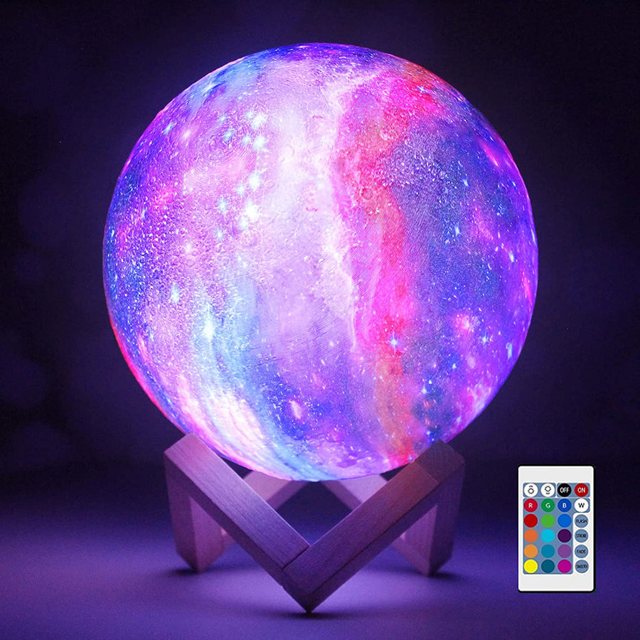 CR Lite 20 CM Large Galaxy Night Light With Touch And Remote Control 16 Colours