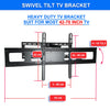 Full Motion Articulating Swivel Tilt Lcd Led Flat TV Wall Mount Bracket for 42"-70" Tvs Easy to Install 70kg Capacity