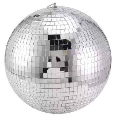 12 Pack 8 inch Mirror Disco Balls (6 Gold + 6 Silver) Reflective Hanging Decoration for Parties Events Weddings & Home Decor