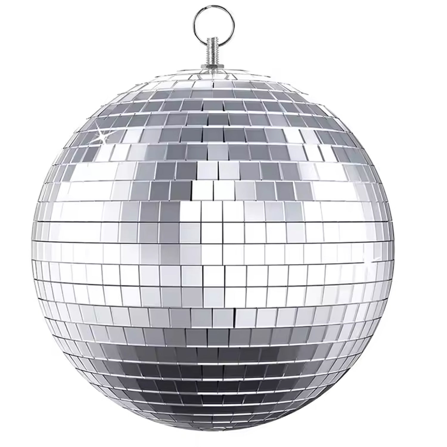 2 Pack 12 inch Mirror Disco Balls (1 Gold + 1 Silver) Reflective Hanging Decoration for Parties Events Weddings & Home Decor