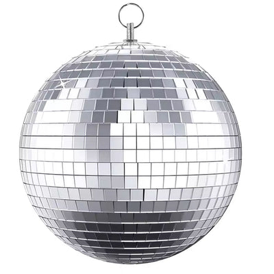 Mirror Ball Deco Set 10 inch balls(2 Gold + 2 Silver) plus motors Hanging Decoration for Parties Events Weddings & Home Decor