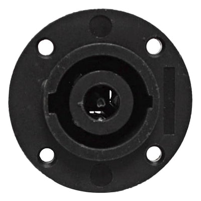 2x 4-Pole or 2x 8-pole Female Panel Chassis Mount Round Pro Speakon Connector Head Socket