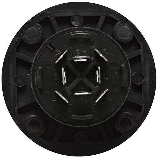 2x 4-Pole or 2x 8-pole Female Panel Chassis Mount Round Pro Speakon Connector Head Socket