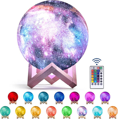 CR Lite 20 CM Large Galaxy Night Light With Touch And Remote Control 16 Colours