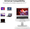 DL Foldable Laptop Stand Riser Ergonomic Desk Mount Aluminum Alloy Height & Tilt Adjustable Compatible with 10-17Notebook MacBook Max Load 8kg