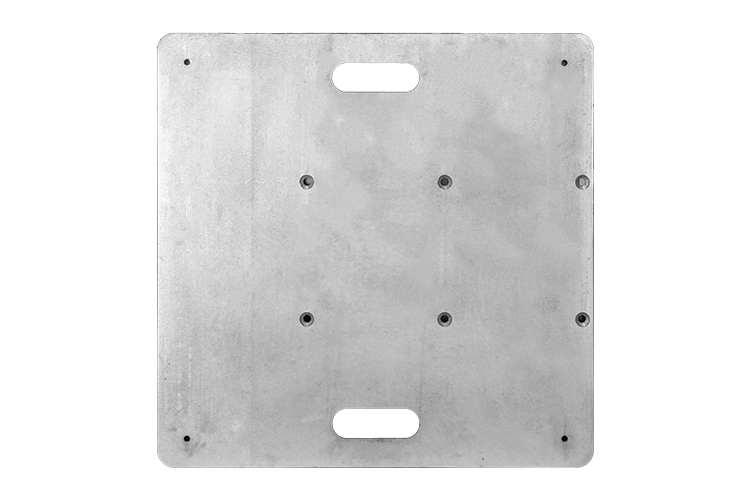 Event Lighting 290mm Spigot Box Truss Steel Base Plate (750mm) - ETRS3P08