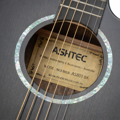ASHTEC AS801 Premium Slim Body Electric Acoustic Guitar