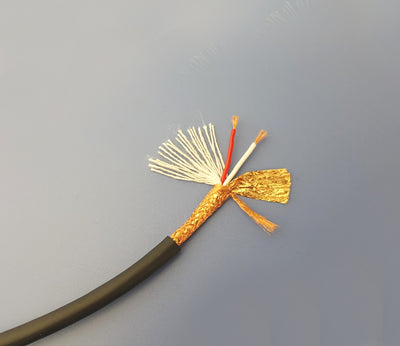 Mic Cable Roll Per 3 meter or 100m Microphone Wire Lead Double Shielded