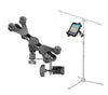 Soundking 7 to 14 inches Tablet iPad Holder Mount for Microphone Stand Heavy Duty Clamp