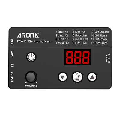 Aroma TDX-15 Electronic Drum Kit Set