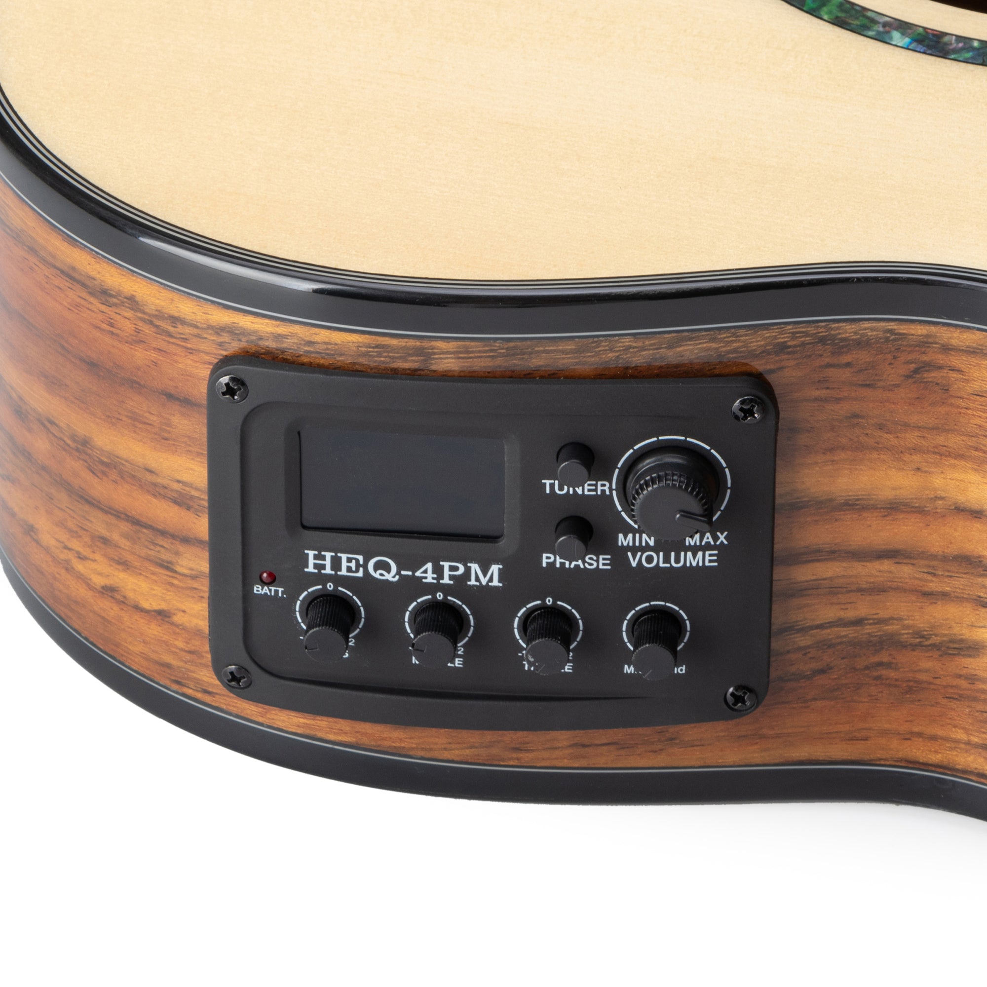 ASHTEC AS801 Premium Slim Body Electric Acoustic Guitar