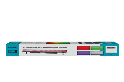 BAR36X4L - 36 x 4W RGBW LED Bar with 12 Segment Control