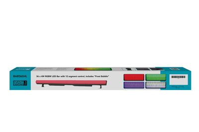 BAR36X4L - 36 x 4W RGBW LED Bar with 12 Segment Control