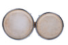 Bongo Drums Set Natural Hide and Timber Double 6.5 & 7.5 Inch