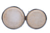 Bongo Drums Set Natural Hide and Timber Double 6.5 & 7.5 Inch