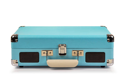 Crosley Cruiser Bluetooth Portable Turntable - Turquoise + Bundled Majority D40X Bluetooth Speakers