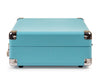 Crosley Cruiser Bluetooth Portable Turntable - Turquoise + Bundled Crosley Record Storage Display Stand