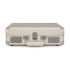 Crosley Cruiser Bluetooth Portable Turntable - White Sands + Bundled Majority D40X Bluetooth Speakers