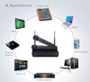 Wireless Microphone System for Karaoke with Bluetooth Audio Streaming Mixer