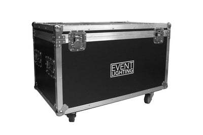 Event Lighting DEL24CASE4C - Charging Road case to suit 4 units of DELUGE24X12BH with power rail for charging