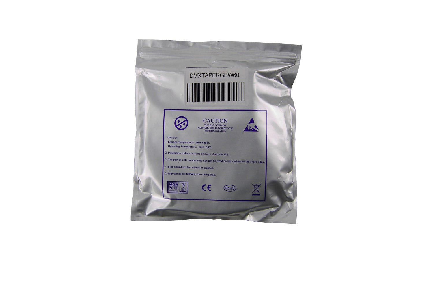 Event Lighting DMXTAPERGBW60 - DMX Controllable RGBW LED Tape (5m)